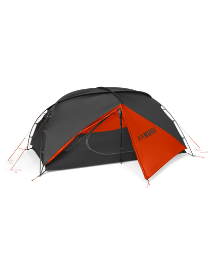 Mountain Star 2 Person Tent Set | Gunmetal-Camel