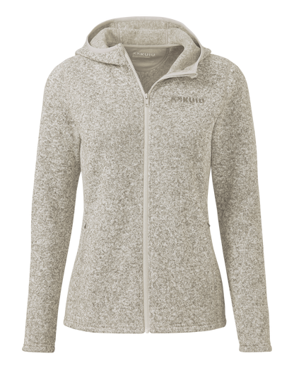 Women's Base Camp Hooded Sweater | Stone White Heather
