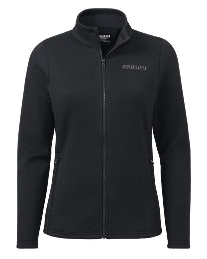 Women's Base Camp Full Zip Sweater | Woodsmoke Heather