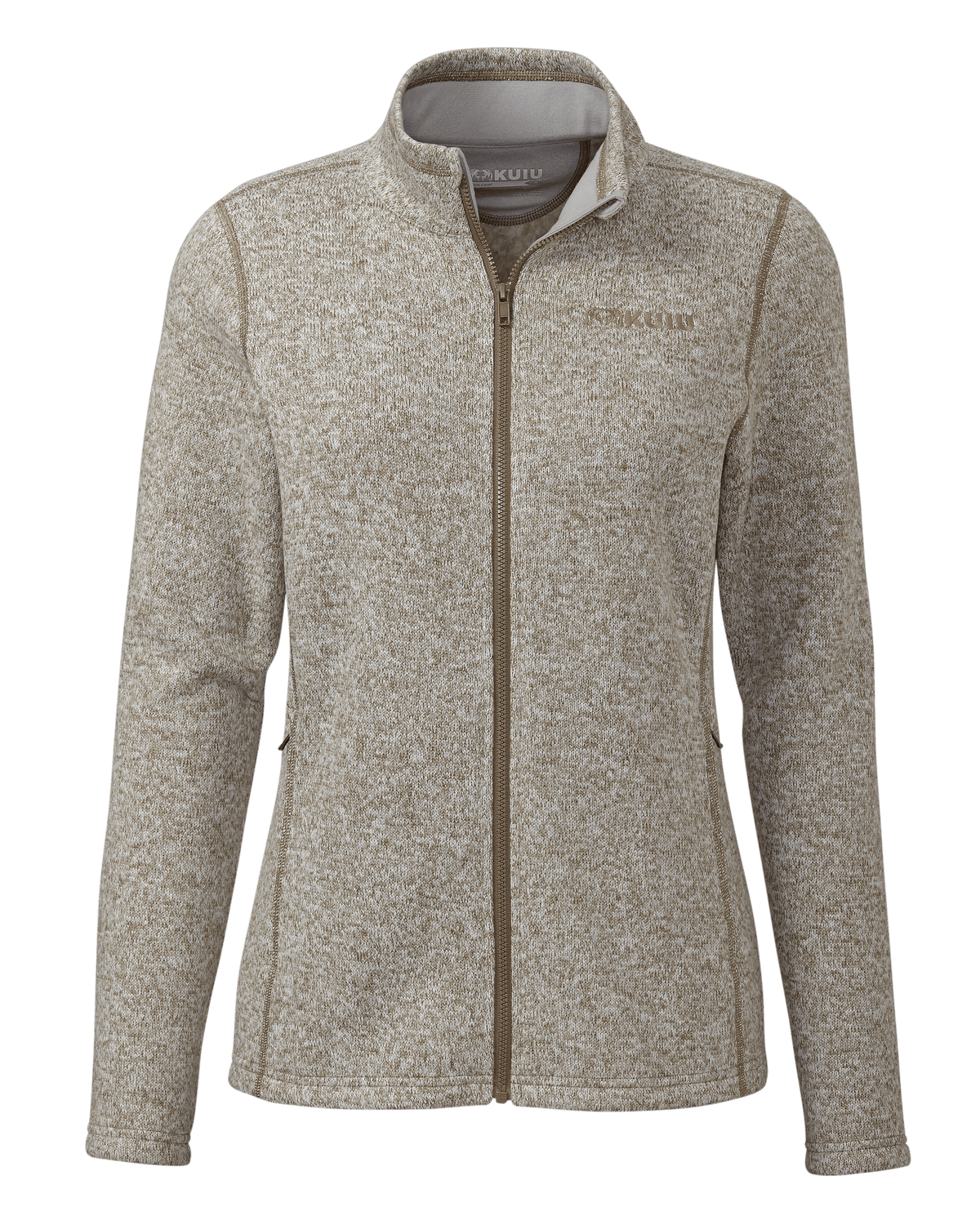 Women's Base Camp Full Zip Sweater | Woodsmoke Heather