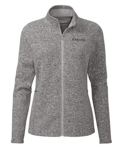 Women's Base Camp Full Zip Sweater | Woodsmoke Heather