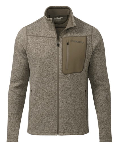 Base Camp Full Zip Sweater | Steel Blue Heather