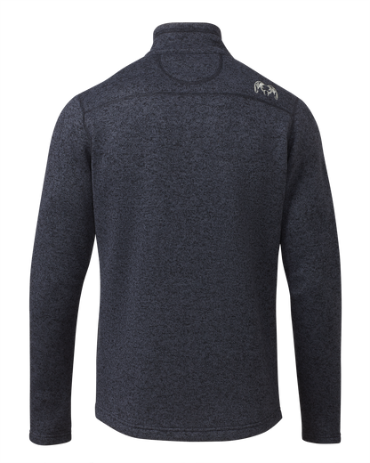 Base Camp Full Zip Sweater | Steel Blue Heather