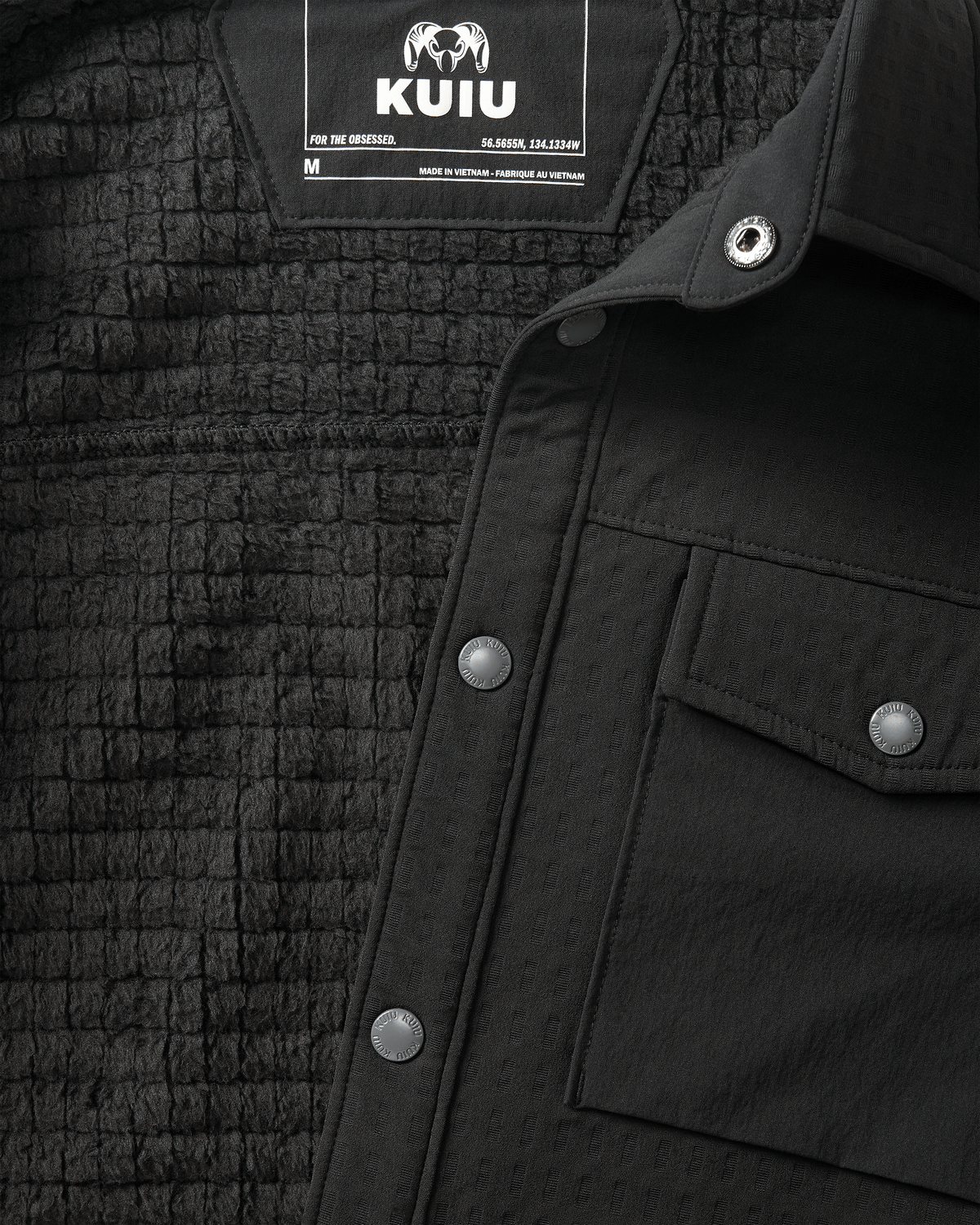 Blockfield Fleece Shirt Jacket | Gunmetal
