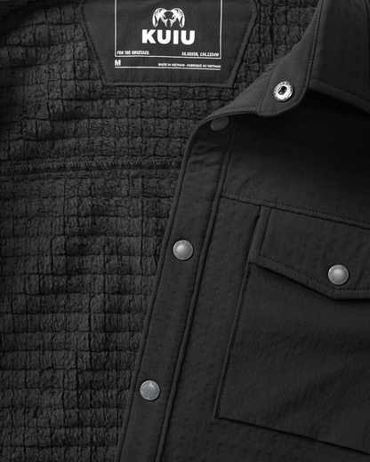 Blockfield Fleece Shirt Jacket | Gunmetal