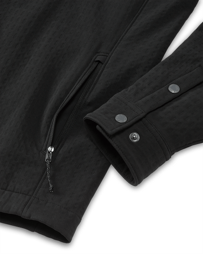 Blockfield Fleece Shirt Jacket | Gunmetal