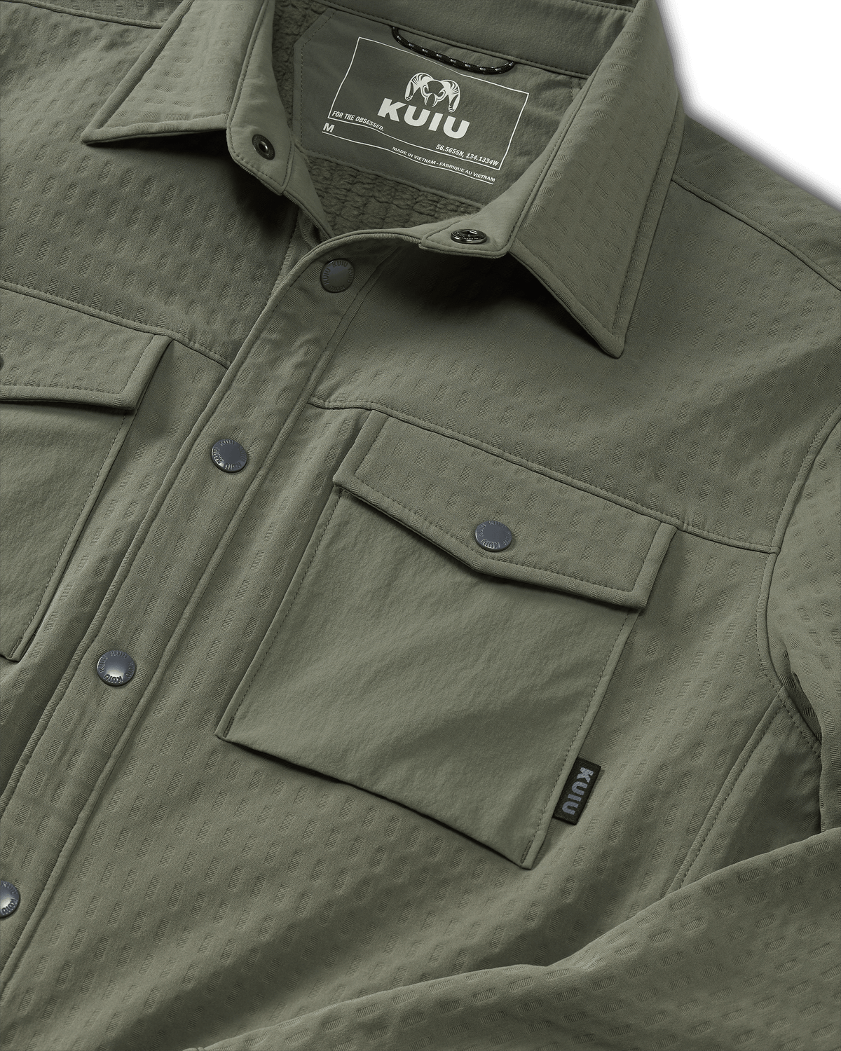 Blockfield Fleece Shirt Jacket | Gunmetal