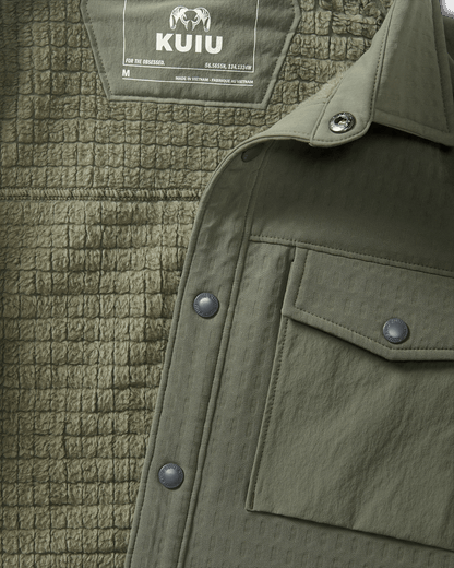 Blockfield Fleece Shirt Jacket | Gunmetal