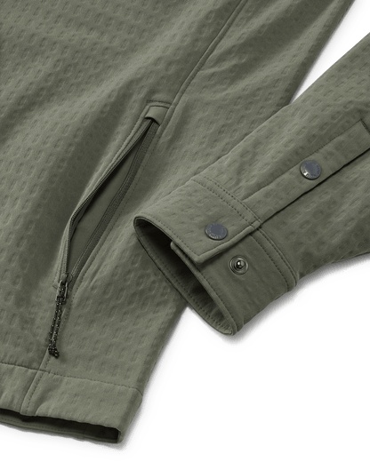 Blockfield Fleece Shirt Jacket | Gunmetal