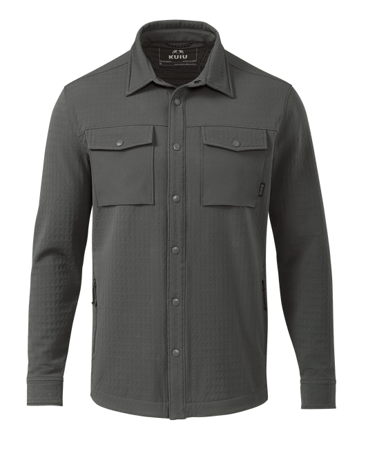 Blockfield Fleece Shirt Jacket | Gunmetal