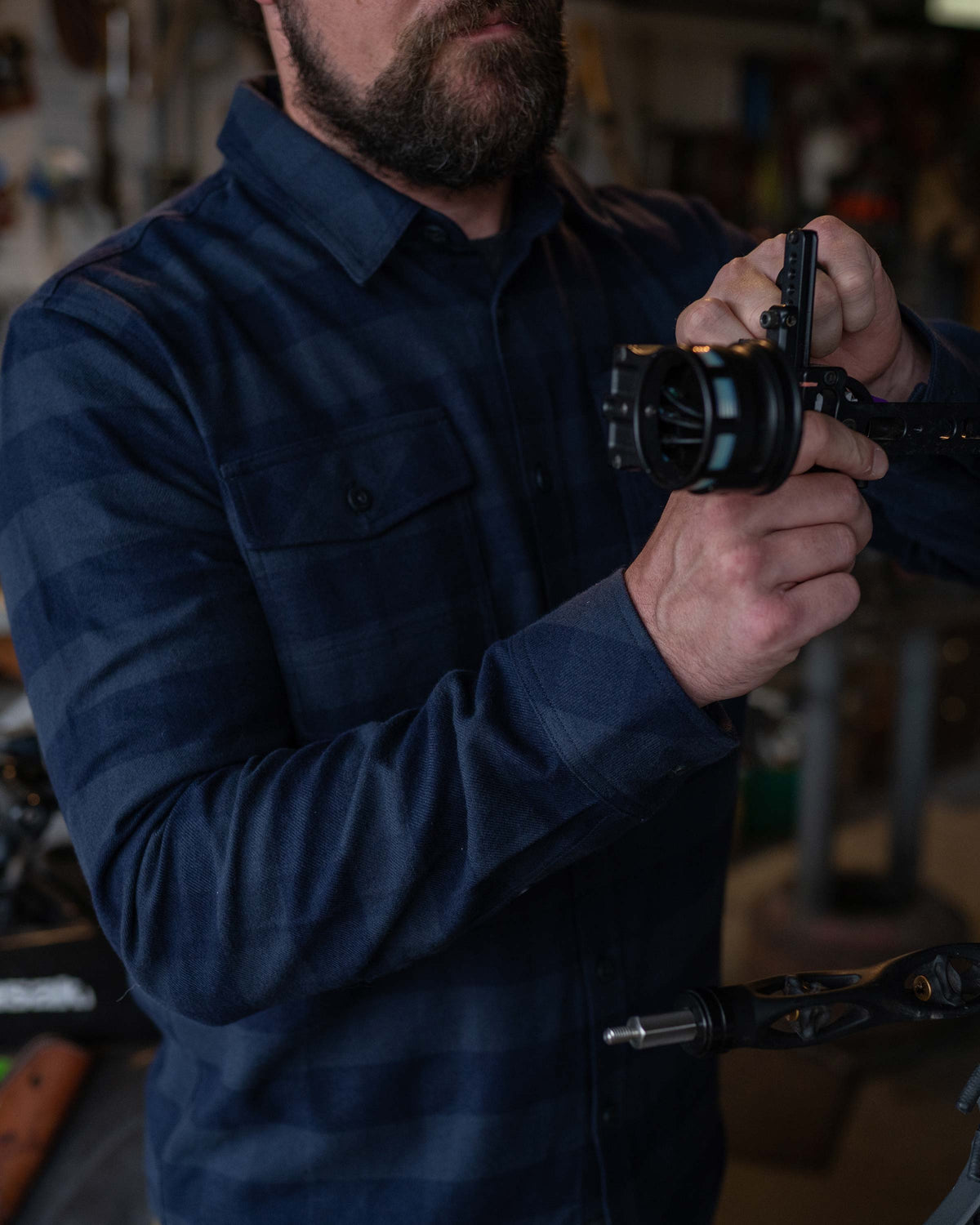 Outlet Field Flannel Shirt | Saddle