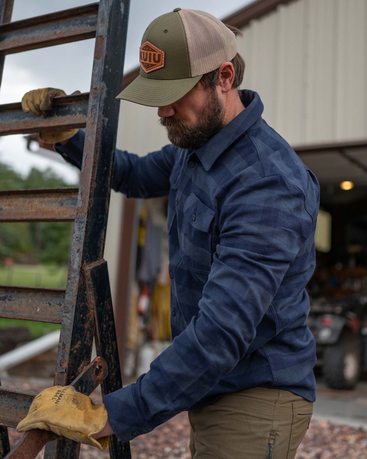 Outlet Field Flannel Shirt | Ash