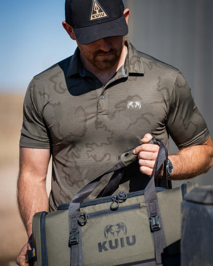 KUIU Performance Polo | Woodsmoke Topo