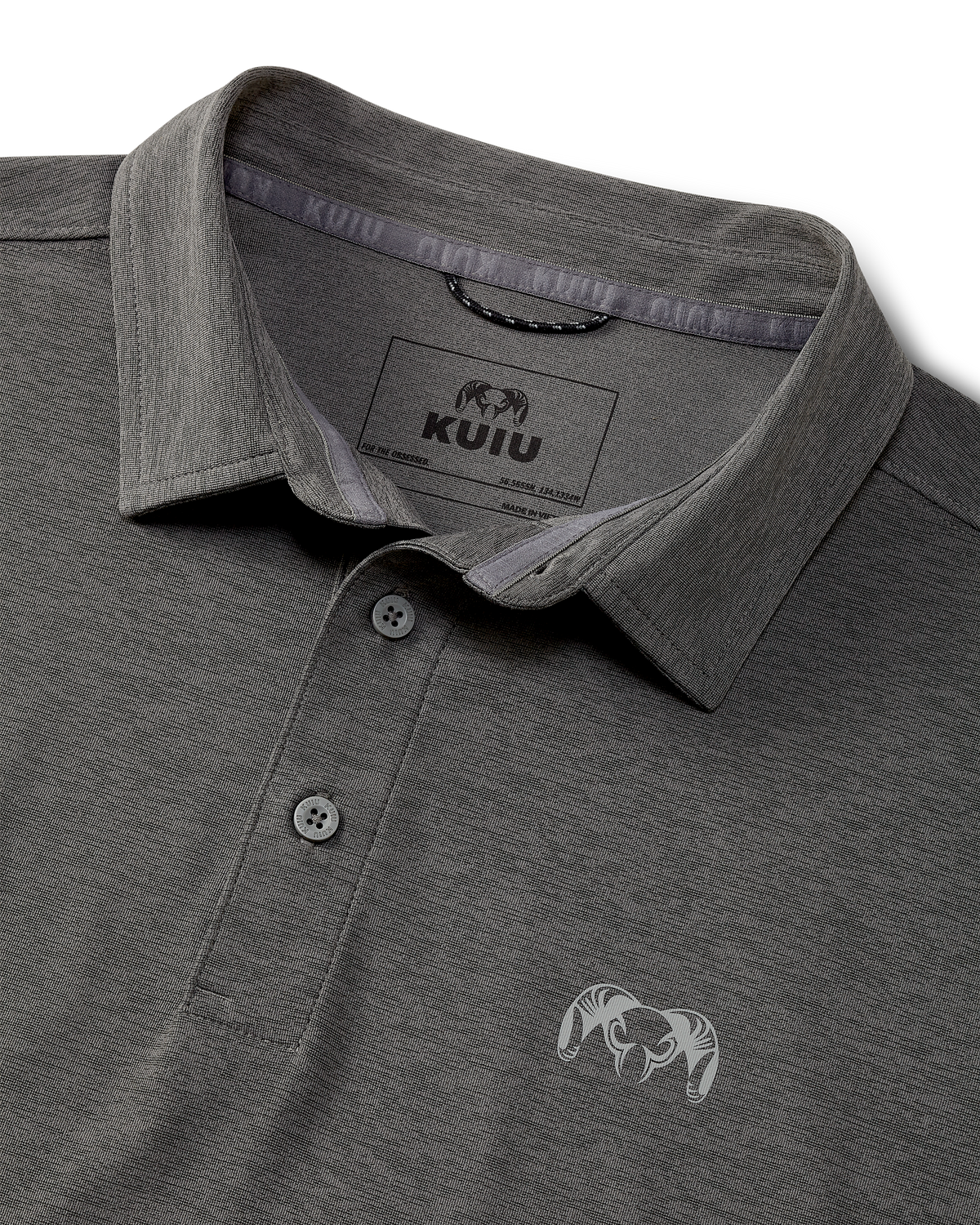 KUIU Performance Polo | Heather Slate