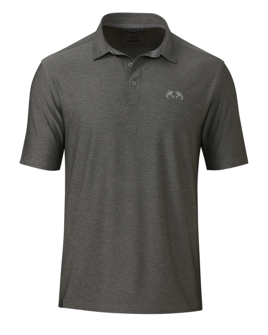 KUIU Performance Polo | Heather Stone