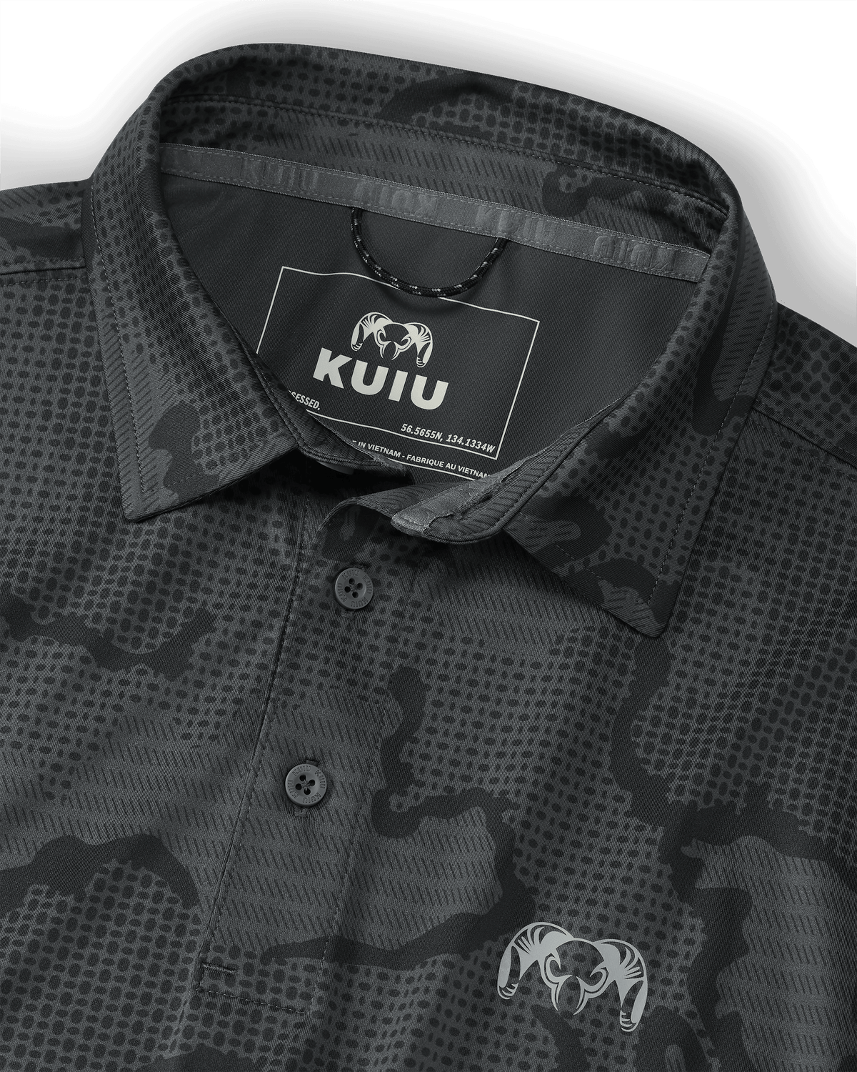KUIU Performance Polo | Woodsmoke Topo