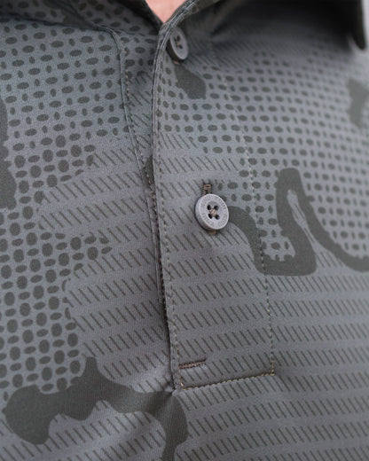 KUIU Performance Polo | Woodsmoke Topo
