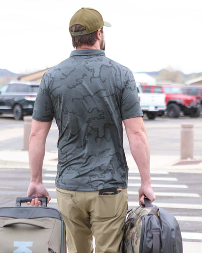 KUIU Performance Polo | Woodsmoke Topo