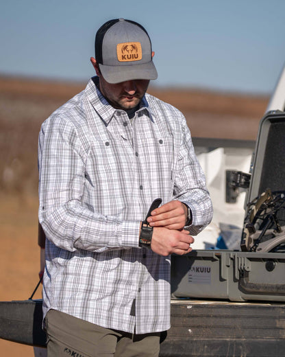 Borrego LS Shirt | Mini Cross Check Valo Plaid