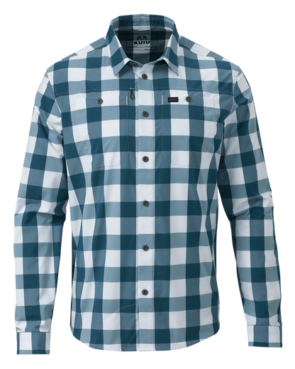 Borrego LS Shirt | Mini Cross Check Valo Plaid