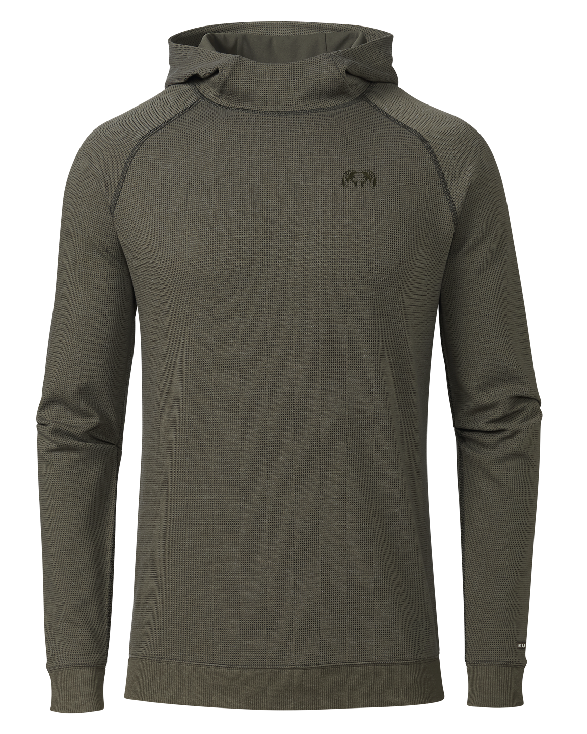 Canyon Waffle Hoodie | Army Heather
