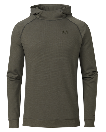 Canyon Waffle Hoodie | Army Heather