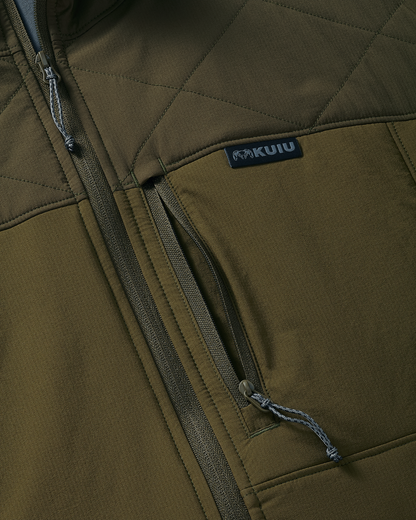 Transit Packable Hooded Jacket | Black/Gunmetal