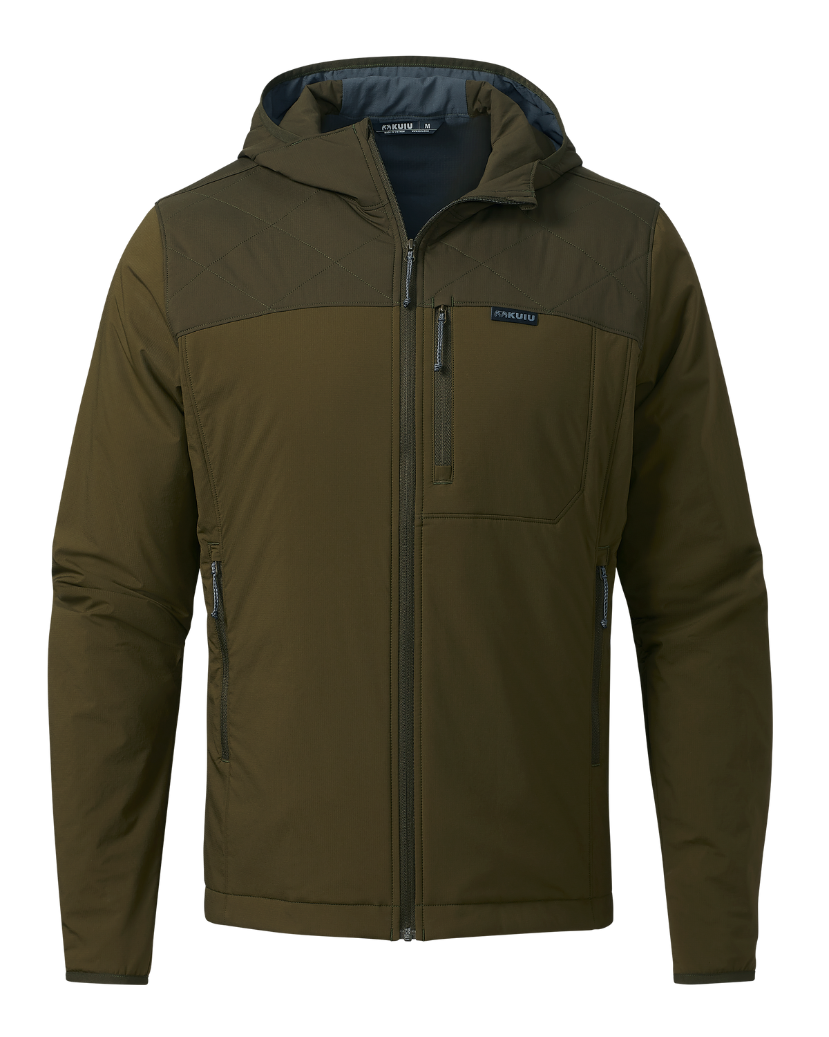 Transit Packable Hooded Jacket | Black/Gunmetal