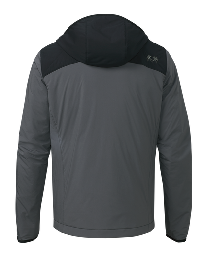 Transit Packable Hooded Jacket | Black/Gunmetal