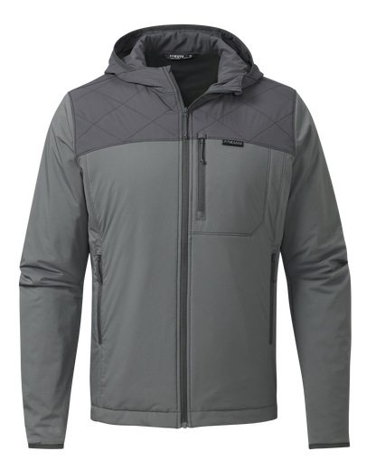Transit Packable Hooded Jacket | Black/Gunmetal