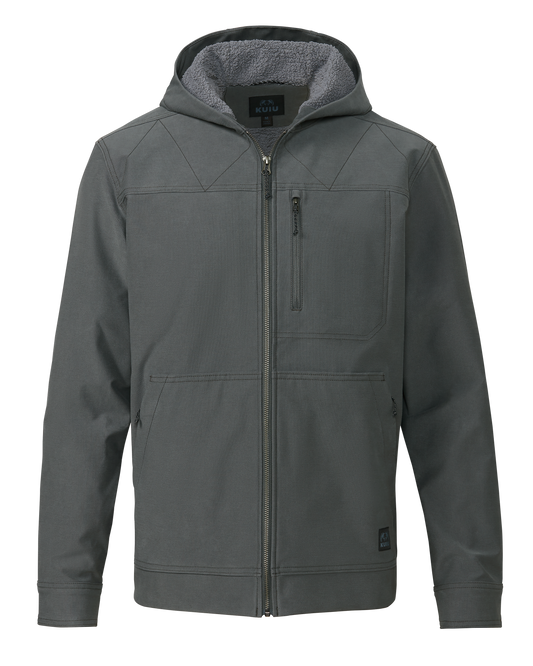 Brawley Hooded Fleece Jacket | Gunmetal