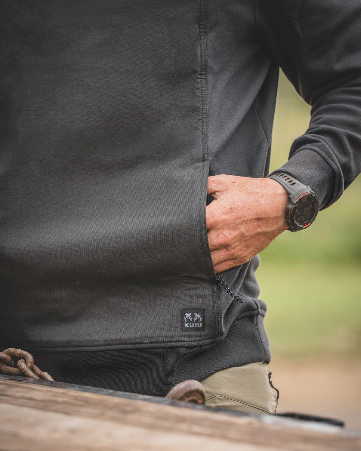 Workgrade Utility Hoodie | Saddle