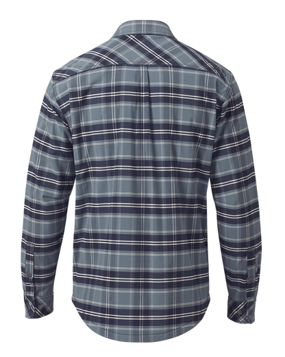 Field Flannel Fleece Shirt Jacket | Steel Blue Framework