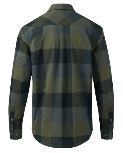 Field Flannel Fleece Shirt Jacket | Steel Blue Framework