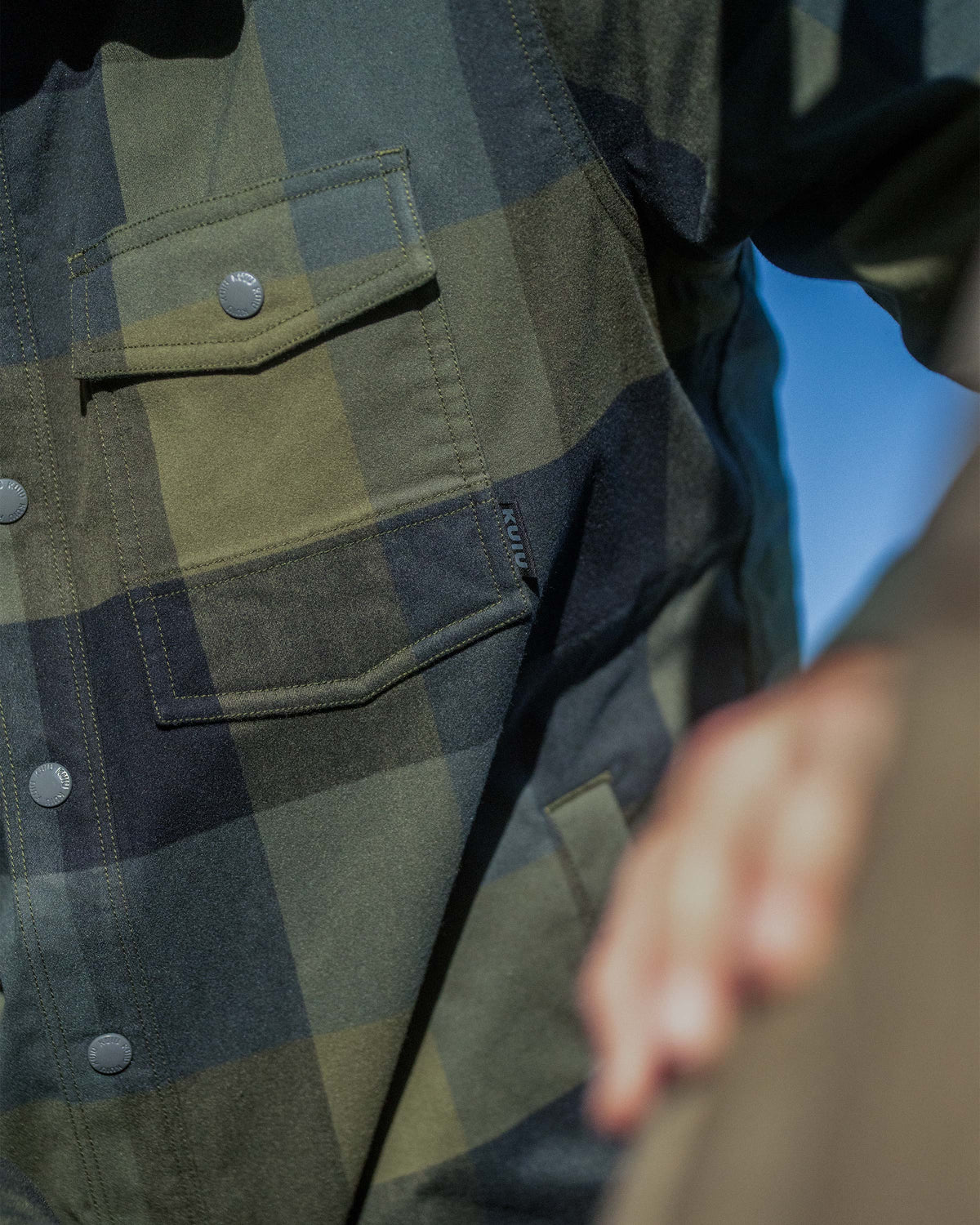 Field Flannel Fleece Shirt Jacket | Steel Blue Framework