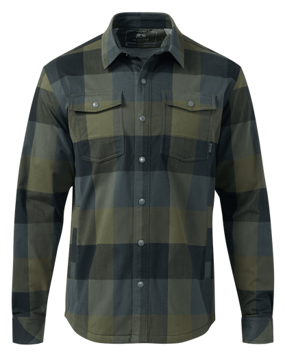 Field Flannel Fleece Shirt Jacket | Steel Blue Framework