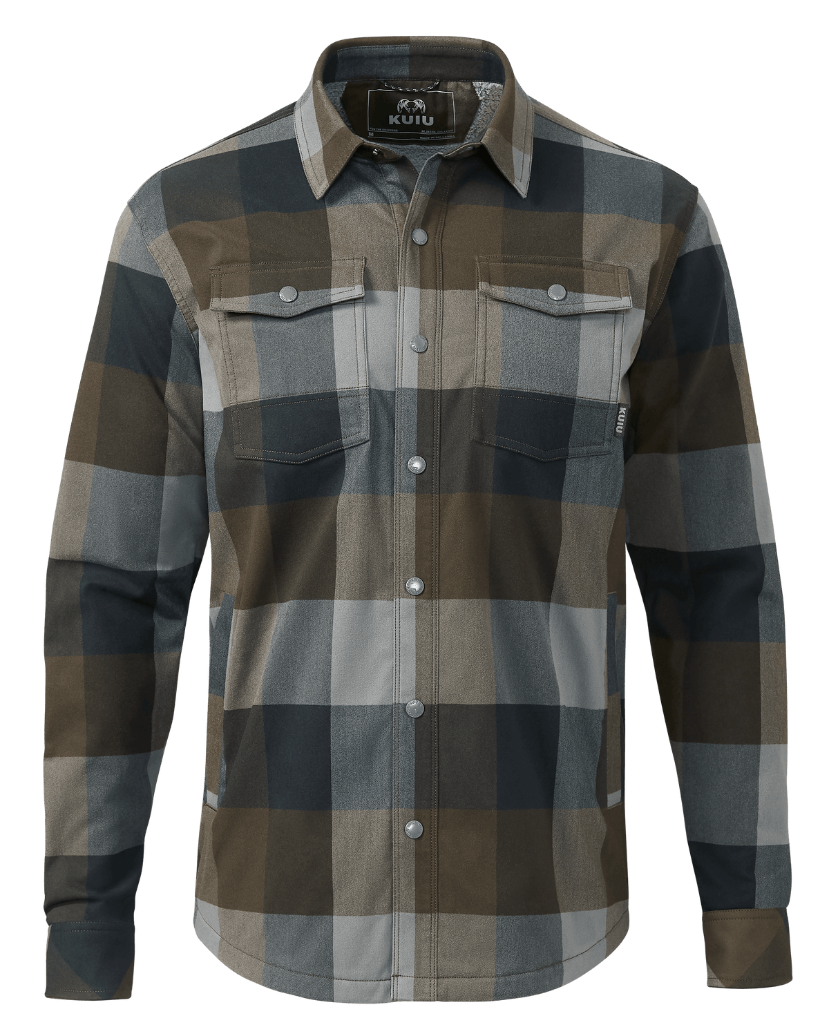 Field Flannel Fleece Shirt Jacket | Steel Blue Framework