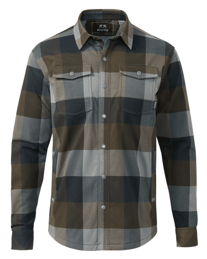 Field Flannel Fleece Shirt Jacket | Steel Blue Framework