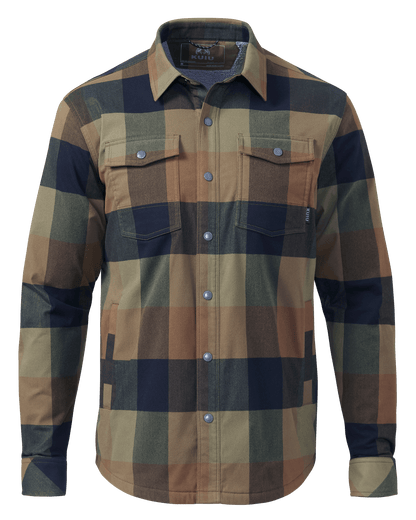 Field Flannel Fleece Shirt Jacket | Steel Blue Framework