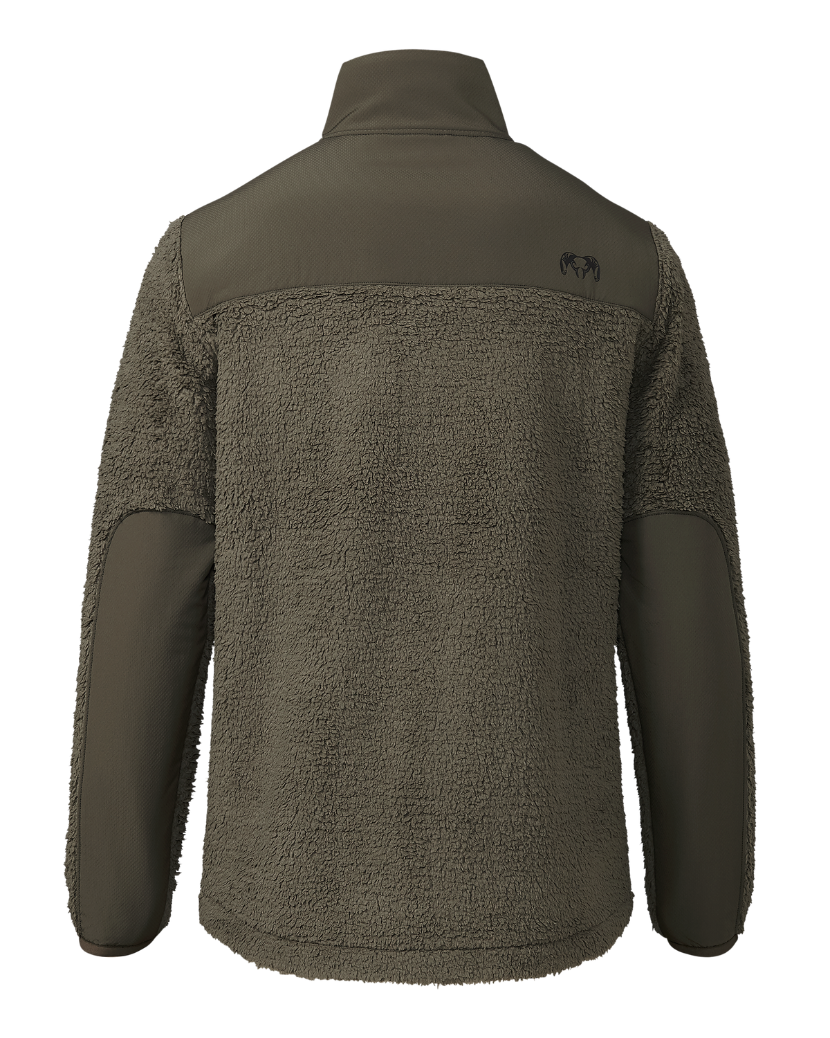 Sherpa Fleece Zip Pullover | Gunmetal Tonal