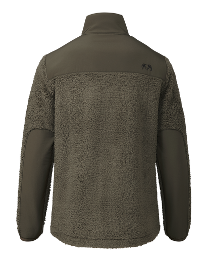 Sherpa Fleece Zip Pullover | Gunmetal Tonal