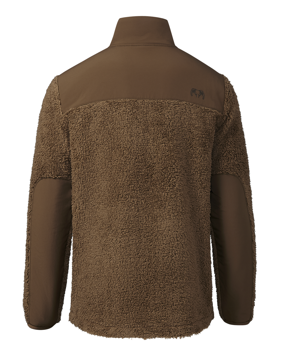 Sherpa Fleece Zip Pullover | Gunmetal Tonal