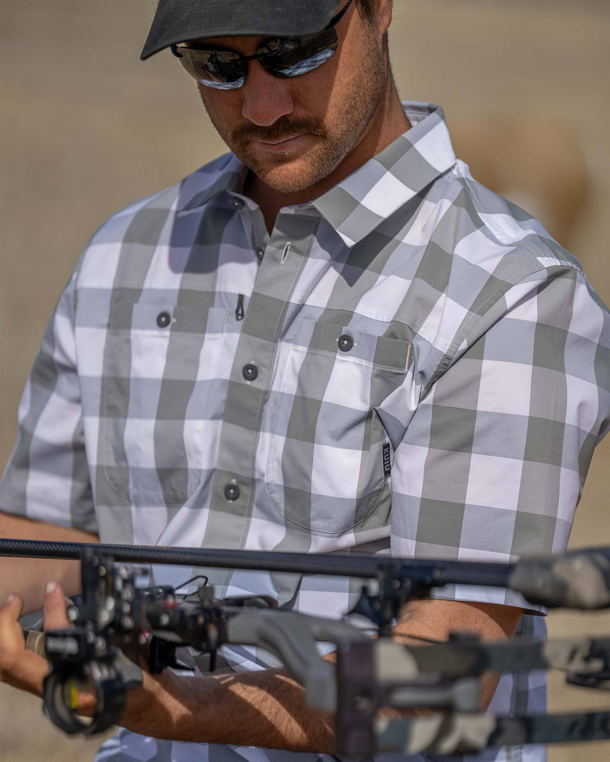 Borrego SS Shirt | Verde Crosscheck Plaid