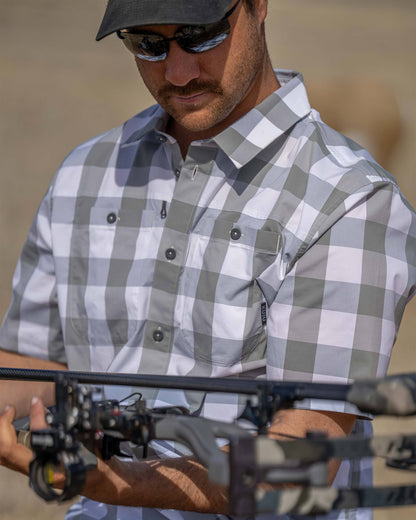 Borrego SS Shirt | Verde Crosscheck Plaid