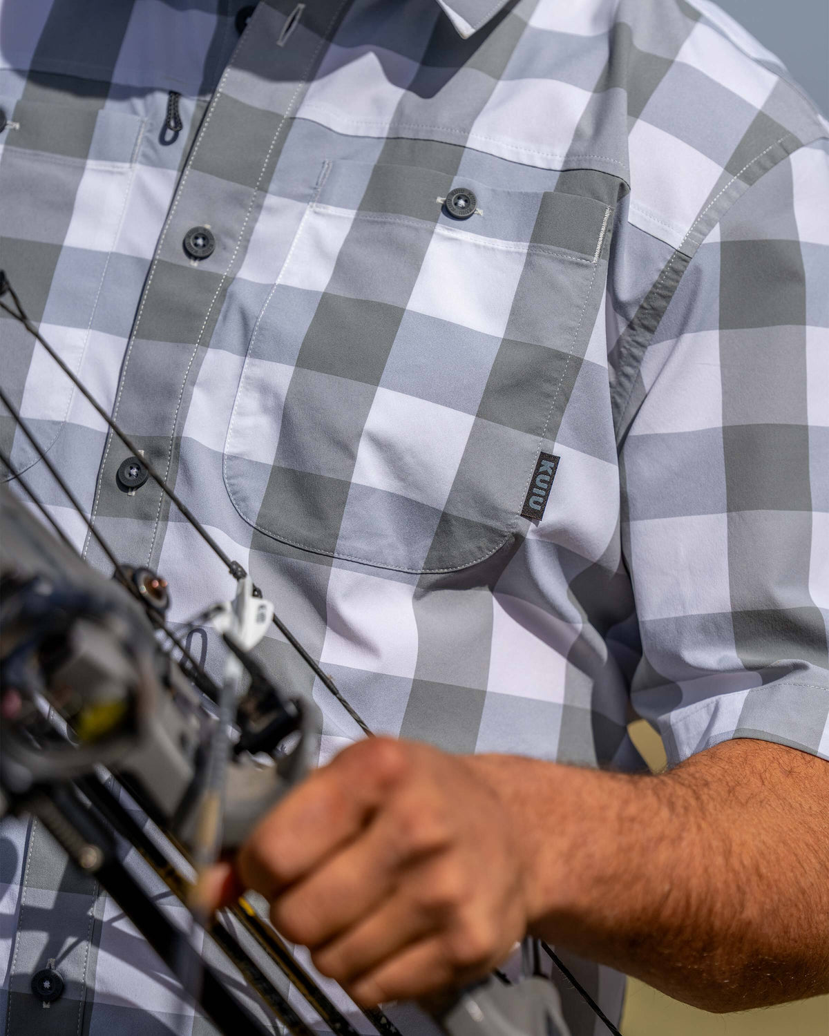 Borrego SS Shirt | Verde Crosscheck Plaid