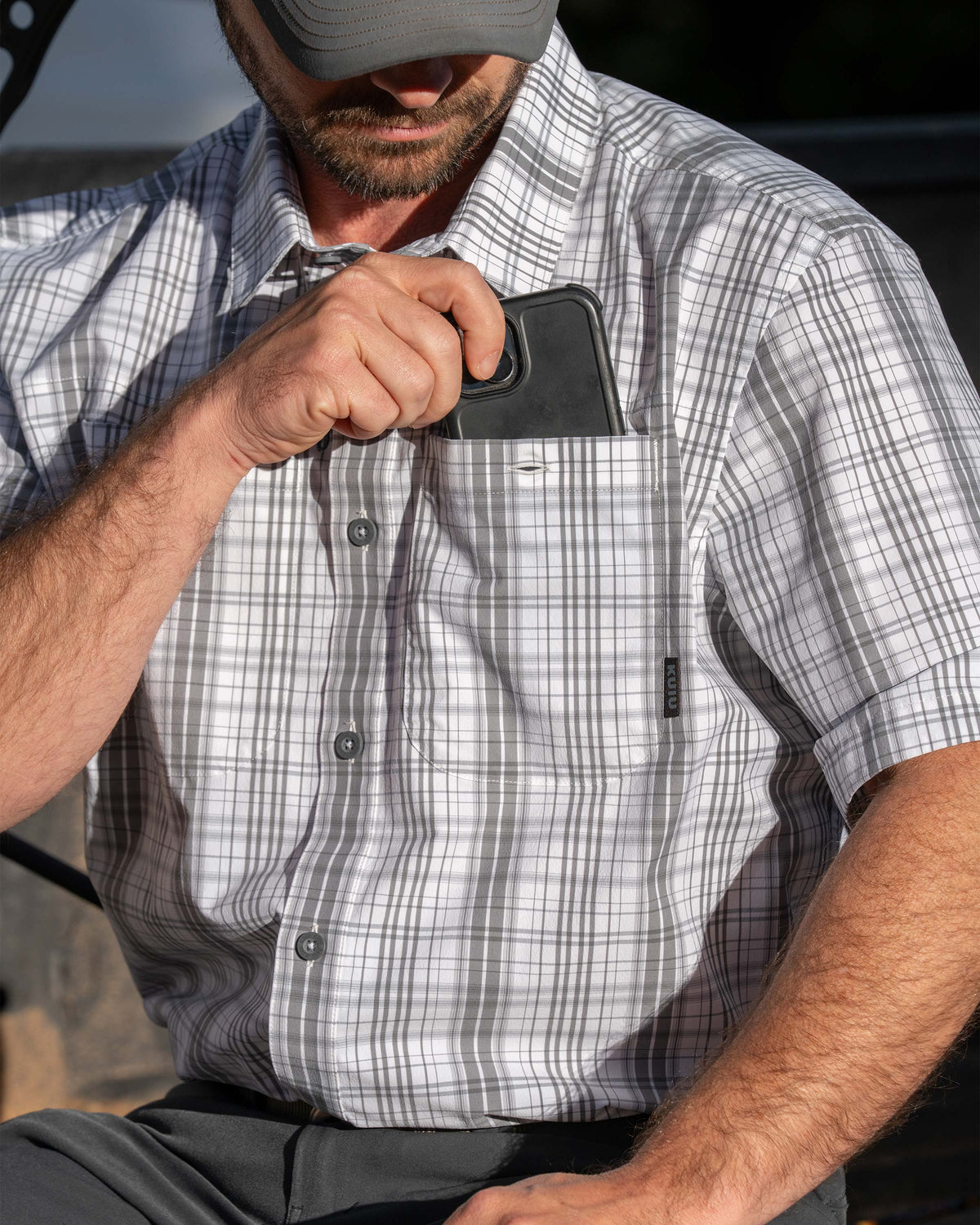Borrego SS Shirt | Verde Crosscheck Plaid