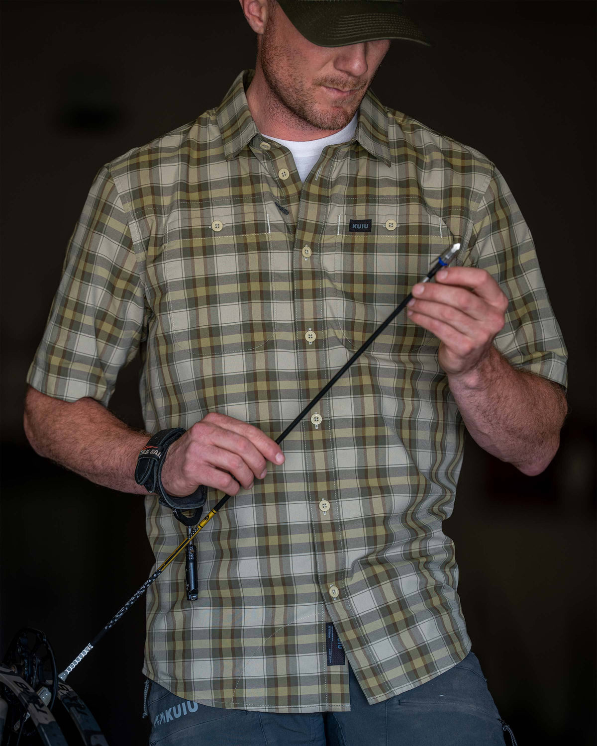 Borrego SS Shirt | Verde Crosscheck Plaid