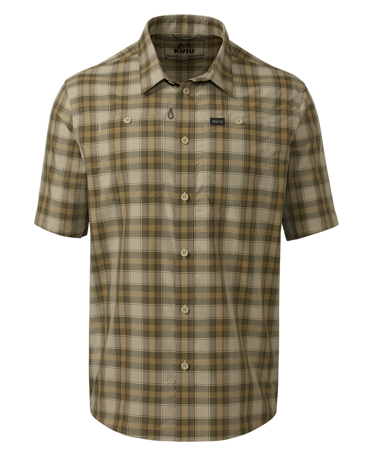 Borrego SS Shirt | Verde Crosscheck Plaid