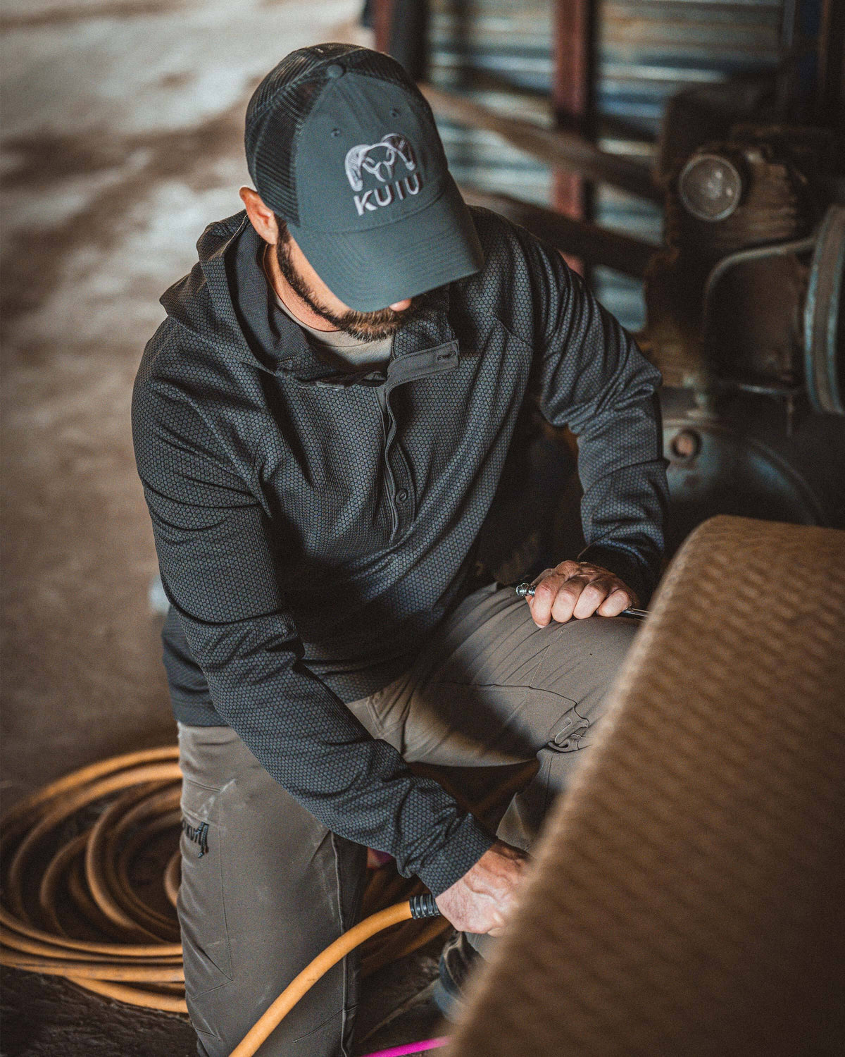 Dura-Knit Hoodie | Asphalt
