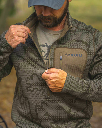 Outland Fleece Pullover | Ash Tonal